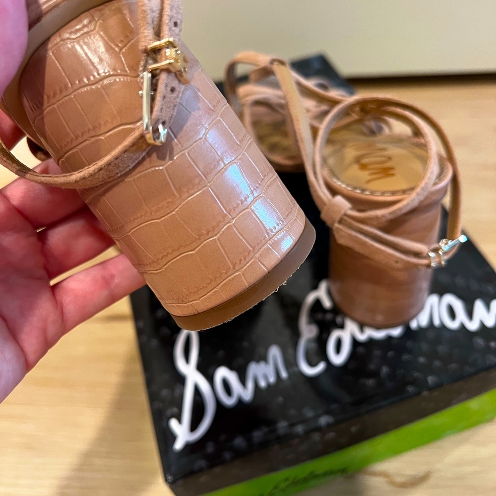 Sam Edelman Tan heeled sandal | 8.5 - Picture 6 of 12